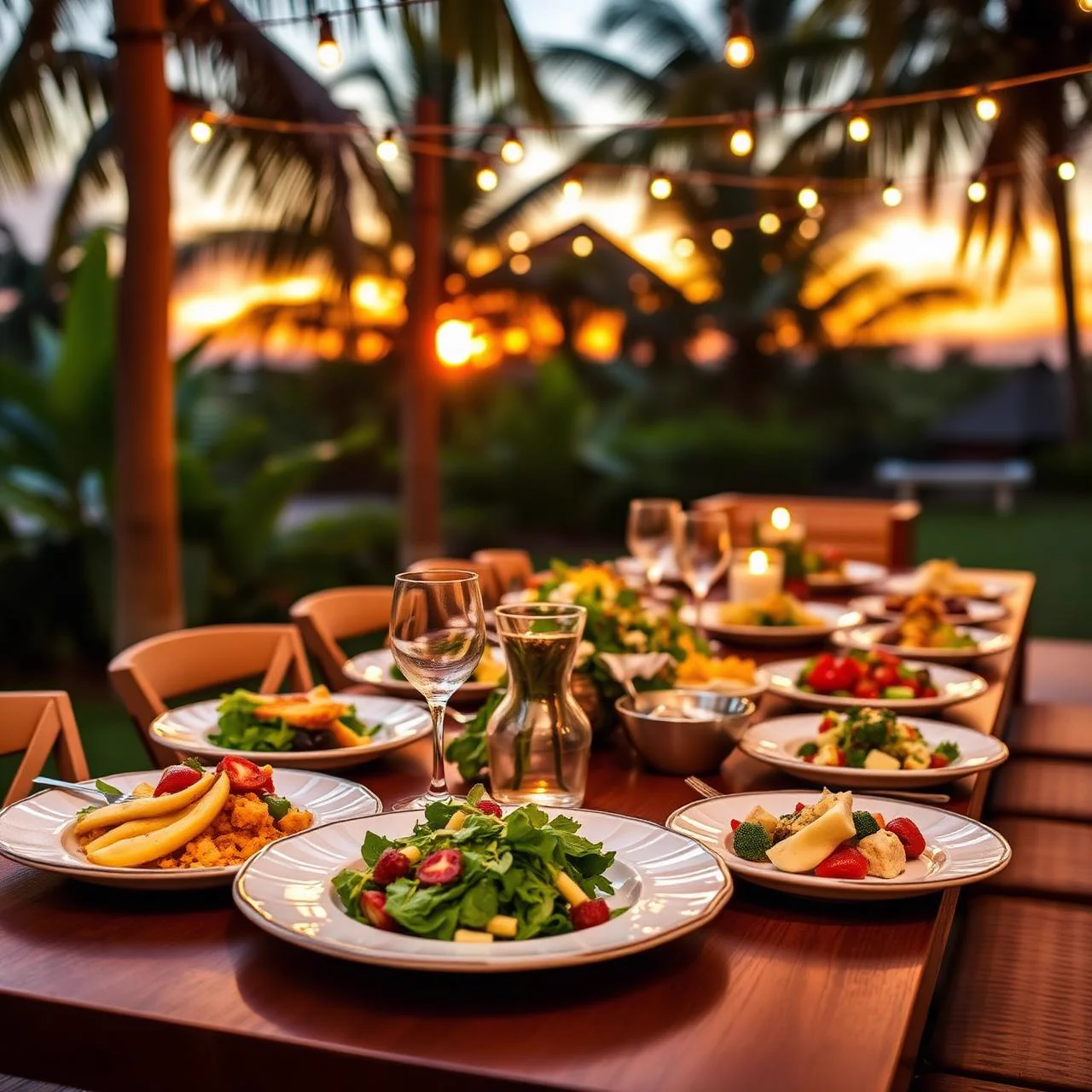 Farm-to-table sunset dinner